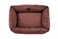 Лежак Harley and Cho Dreamer Brown Velvet L 90x60 cm Коричневий для собак (3100091)