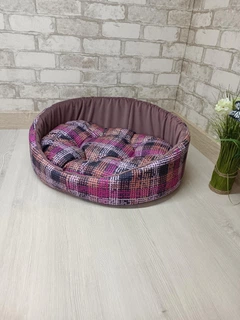 Animals joy Лежанка для тварин кішок та собак Animals_joy Люкс L 72*64 см(136)