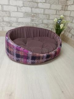 Animals joy Лежанка для тварин кішок та собак Animals_joy Люкс L 72*64 см(136)