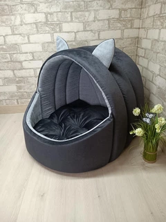 Animals joy Будинок лежанка для котів та собак Animals_joy Корзина М 46*42 см(096)