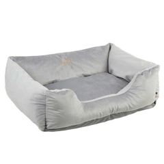 Лежак для собак та котів "Leo Pets" Silver Blue S