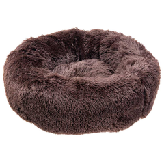 Лежак для собак та кішок Ferplast Cuddly 80 80х80х17 см Коричневий (83190812)