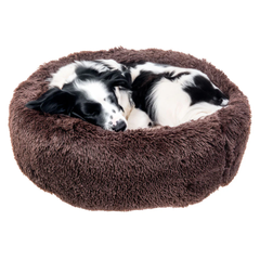 Лежак для собак та кішок Ferplast Cuddly 80 80х80х17 см Коричневий (83190812)