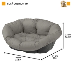 Подушка для собак та котів Ferplast Sоfа' Cushion 10 Cities для лежака 96х71х32 см (82034999)