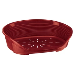 Лежак для собак та котів Ferplast Siesta Deluxe 4 61.5х45х21.5 см Бордовий (70204929)