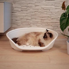 Лежак для собак та котів Ferplast Siesta Deluxe 4 61.5х45х21.5 см Чорний (70204936)