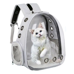 Без бренду Рюкзак для перенесення котів та собак Pet Cat Grey