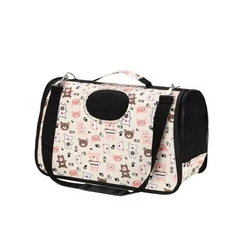 Hit Сумка переноска для кота з вентиляцією, 38x16x25 см (S), Пісочний