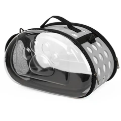 Сумка переноска для котів та собак 34x20x20 см (S) CosmoPet CP-21 Gray