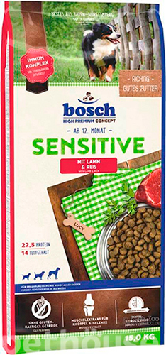 Собачий корм Bosch Sensitive Lamb & Rice