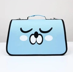 Сумка переноска для котів та собак 42x30x21 см CosmoPet CP-08 (M) Blue