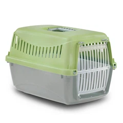 Переноска для собак та котів до 4-х кг MP Bergamo GIPSY XS Light Green 39*26*25 см (двері пластик)