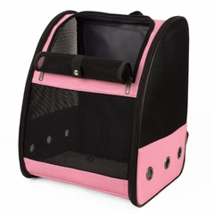 Рюкзак-переноска для котів та собак 41х32х29 см CosmoPet CP-27 Pink