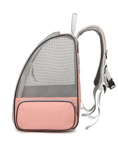 Рюкзак-переноска для котів та собак 41х28х35 CosmoPet CP-42 Peach