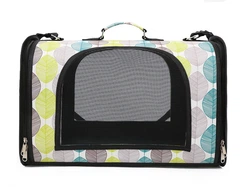 Сумка переноска для гризунів котів собак 33x24x23 см CosmoPet CP-48 (M) Green