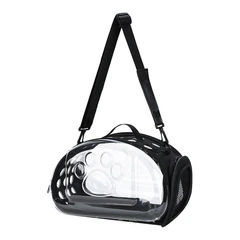 Сумка переноска для котів та собак 34x20x20 см (S) CosmoPet CP-21 Black