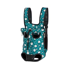 Рюкзак-кенгуру для кота собаки Lesko A01002-GN Green Puppy S переноска