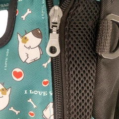 Рюкзак-кенгуру для кота собаки Lesko A01002-GN Green Puppy М переноска
