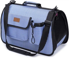 Сумка переноска для котів і собак CosmoPet CP-09 53x23x27 см Блакитний