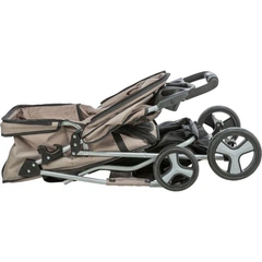 Коляска для тварин "Buggy" Trixie (47 × 100 × 80 см) (сіро-коричнева) (TX-28976)