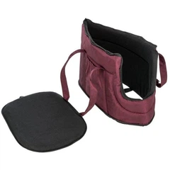 Сумка-переноска для собак Trixie Riva 26х30х45см до 7 кг, бордова 36235