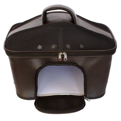 Сумка - переноска для котів та собак 50x35x35 CosmoPet CP-34 Dark Brown