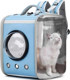 Рюкзак - переноскадля домашніх тварин CosmoPet CP-28 39 x 30 x 30 см Блакитний