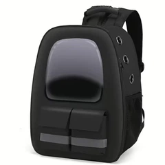Рюкзак-переноска для котів та собак CosmoPet CP-36 41 х 32 х 19 см Чорний