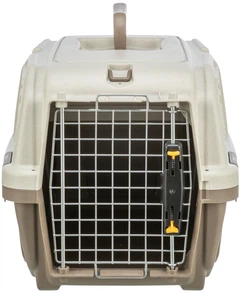 Контейнер-переноска для собак та котів вагою до 12 кг Trixie «Skudo 1» 30*32*49 см (коричнева)
