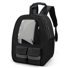 Рюкзак-переноска для котів та собак 41х32х19 CosmoPet CP-36 Black