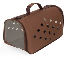 Сумка для перенесення CosmoPet котів та собак 48x26x25 см Brown
