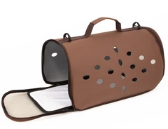 Сумка для перенесення CosmoPet котів та собак 48x26x25 см Brown