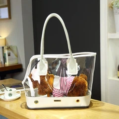 Сумка для перенесення котів та собак 36x30x20 см CosmoPet CP-104 Білий