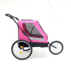 Luposan Коляска для домашніх тварин (до 35 кг) Bestopet (Люпосанчик) BS-RL-06 Pink зі знімним столиком для грумінгу