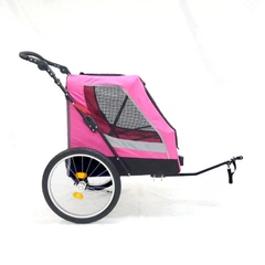Luposan Коляска для домашніх тварин (до 35 кг) Bestopet (Люпосанчик) BS-RL-06 Pink зі знімним столиком для грумінгу