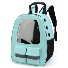Рюкзак-переноска для котів та собак 41х32х19 CosmoPet CP-36 Green