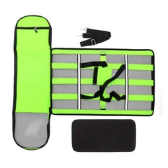 Без бренду Сумка-переноска для собак For Friends GREEN paws M 41×25×26 см, рюкзак-переноска для котів і собак, дихаюча для тварин