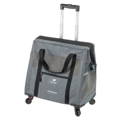 Тролей-переноска для собак та кішок Ferplast Voyager Trolley Grey