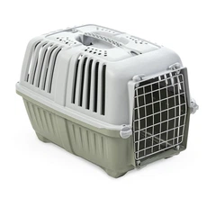 Переноска для собак та котів до 12 кг 48*31,5*33 см MPS Pratiko 1 Metal Light Green світло-зелений (двері метал)