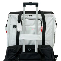 Тролей-переноска для собак та кішок Ferplast Voyager Trolley Grey White