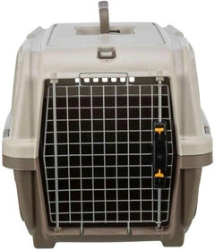 Контейнер-переноска для собак вагою до 24 кг Trixie «Skudo 3» 40*39*60 см (коричнева)
