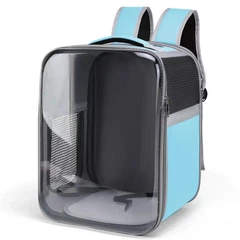 Рюкзак-переноска для котів та собак CosmoPet CP-32 40 x 30 x 28 см Блакитний