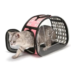 Сумка переноска для котів та собак CosmoPet CP-21 40 x 30 x 27 см Рожевий