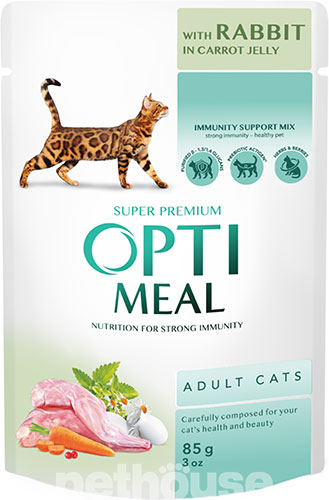 Optimeal Корм з кроликом для дорослих котів