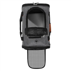 Сумка-переноска для котів та собак 44х30х35 CosmoPet CP-41 Grey