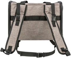 Рюкзак-переноска для котів та собак Trixie Shiva Backpack до 8кг, коричнева/бежева 41х30х21см 28837