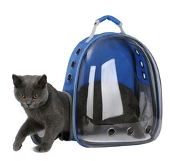 Без бренда Рюкзак перенесення Pet Cat для домашніх тварин (кішок, собак, кроликів, птахів) синій ( код: IBH007L1 )