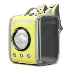Рюкзак - переноска для домашніх тварин CosmoPet CP-28 39 x 30 x 30 см Жовтий