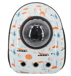 Переноска-рюкзак для котів та собак з ілюмінатором CosmoPet Кораблик
