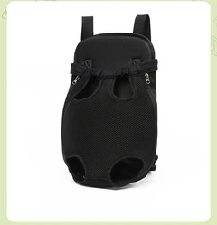 Відкрита переноска - кенгуру для дрібних собак Pet Style «Comfort Bag» Чорна M